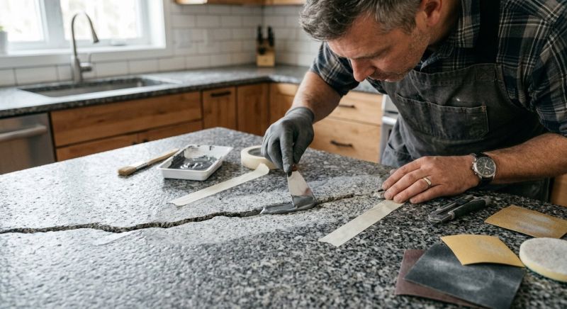 Cement Countertop Pouring in Marin County, CA