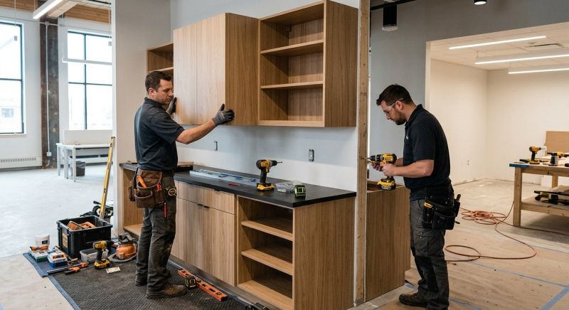 Rustic Cabinets Installation in Bloomington, IN